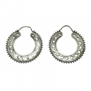 Buy Silver Dangle Earrings Dangly Sterling Earrings Round in Online in  India  Etsy