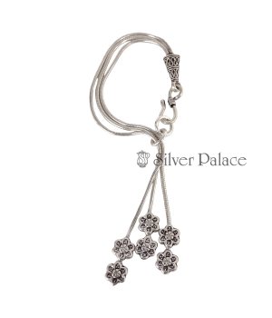 92.5 Sterling Silver Louis Vuitton Bracelet For Girls - Silver Palace
