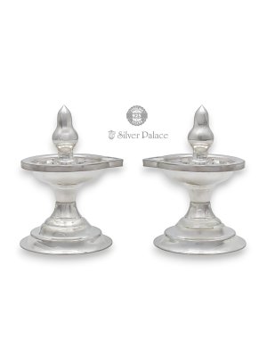 Silver Items Silver Deepam In Grt Silver Pooja Items Silver Lamps