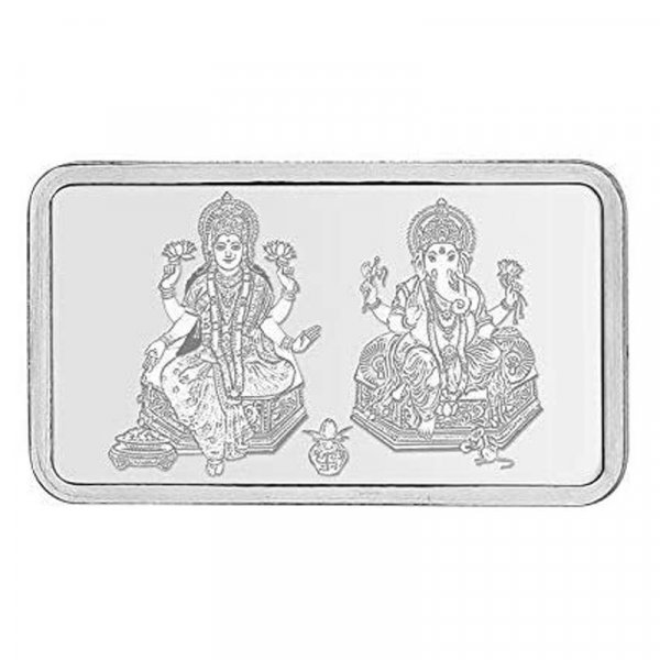 Pure Silver Lakshmi & Ganesh Ji Precious Coin Silver Palace