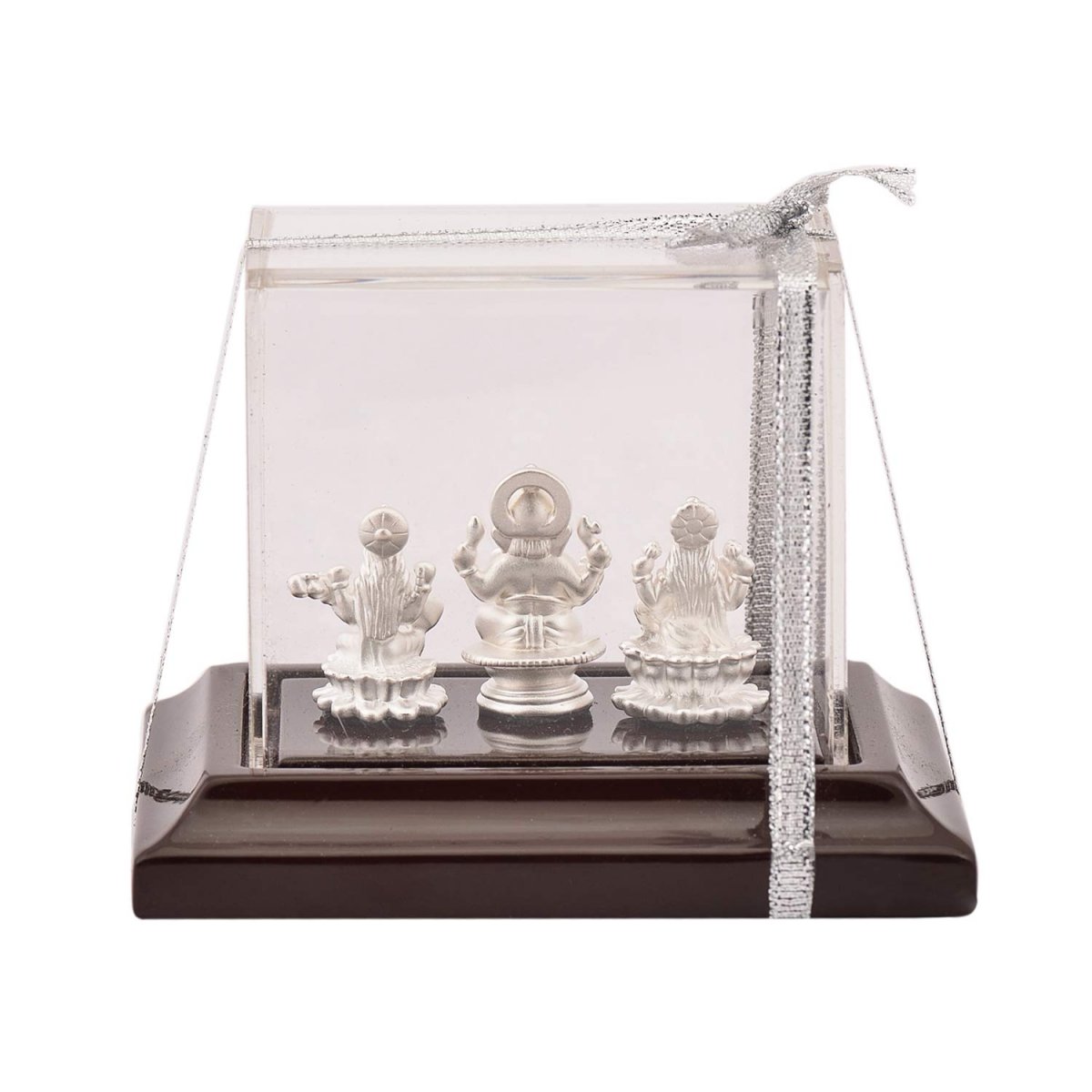 925 Pure Silver Laxmi Ganesh Saraswathi Idol Silver Palace