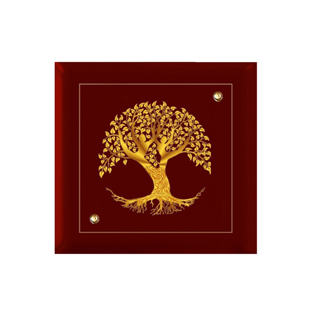 24K GOLD PLATED WALL HANGING MDF SIZE 1A TREE OF LIFE