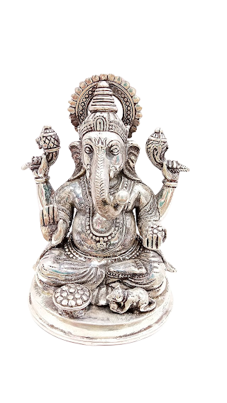 Buy Shree Ganesh Pure Silver Statue online USA UK India