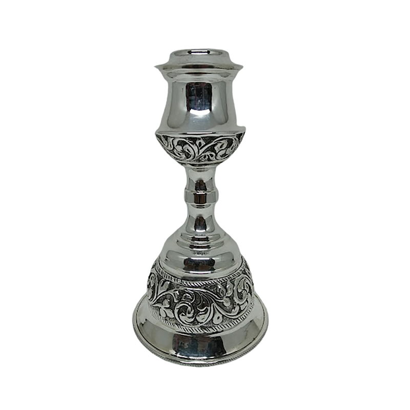 92.5 PURE SILVER CANDLE HOLDER FOR BEDROOM 