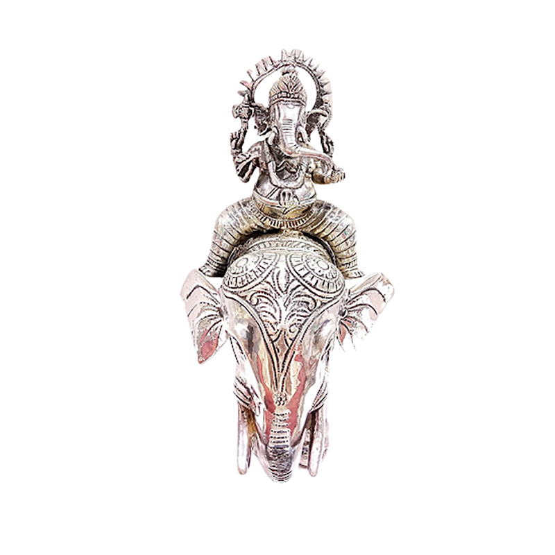 92.5 PURE SILVER LORD GANESH STATUE FOR POOJA 