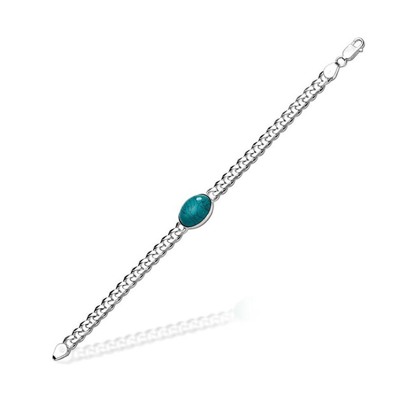 925 Sterling Silver Salman Khan Bracelet With Turquoise Stone For Men ...