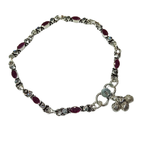 92.5 SILVER TRADITIONAL ANKLET FOR HOUSE WIFE