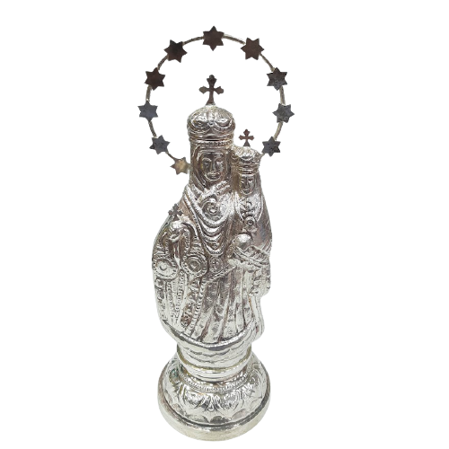 PURE SILVER MOTHER MARY & JESUS CHRIST IDOLS 