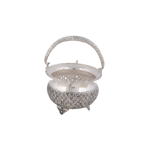 Antique Silver Flower Basket Silver Palace