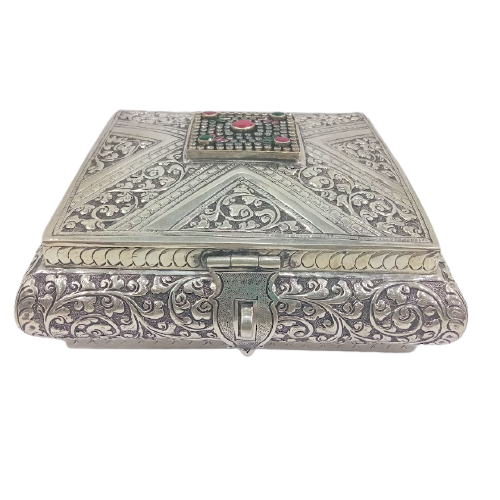 92.5 OXIDISED SILVER MULTIPURPOSE BOX FOR GIFT 