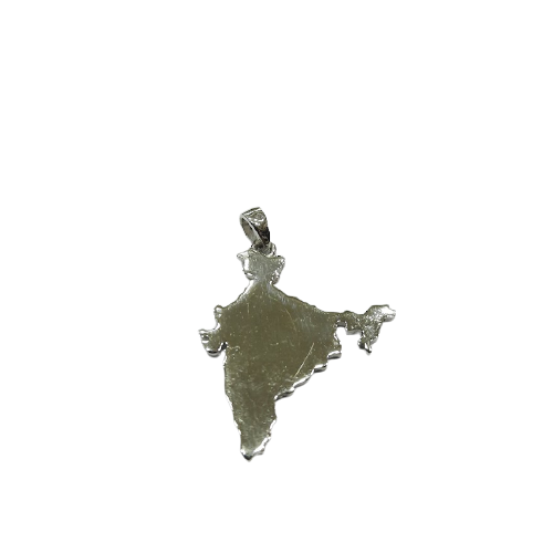 925 STERLING SILVER INDIA MAP PENDANT FOR MEN 