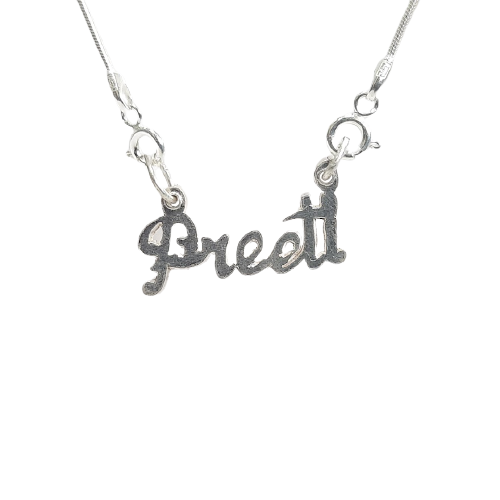 92.5 STERLING SILVER PERSONALIZED NAME PENDANT