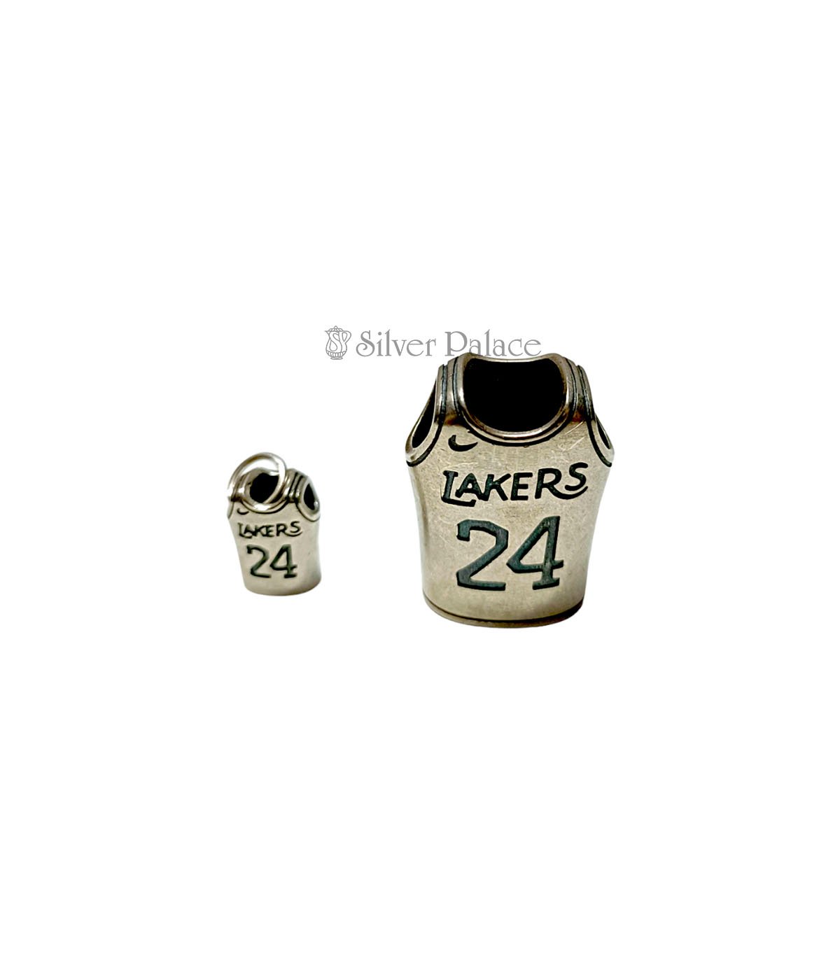 STERLING SILVER LAKERS JERSEY PENDANT
