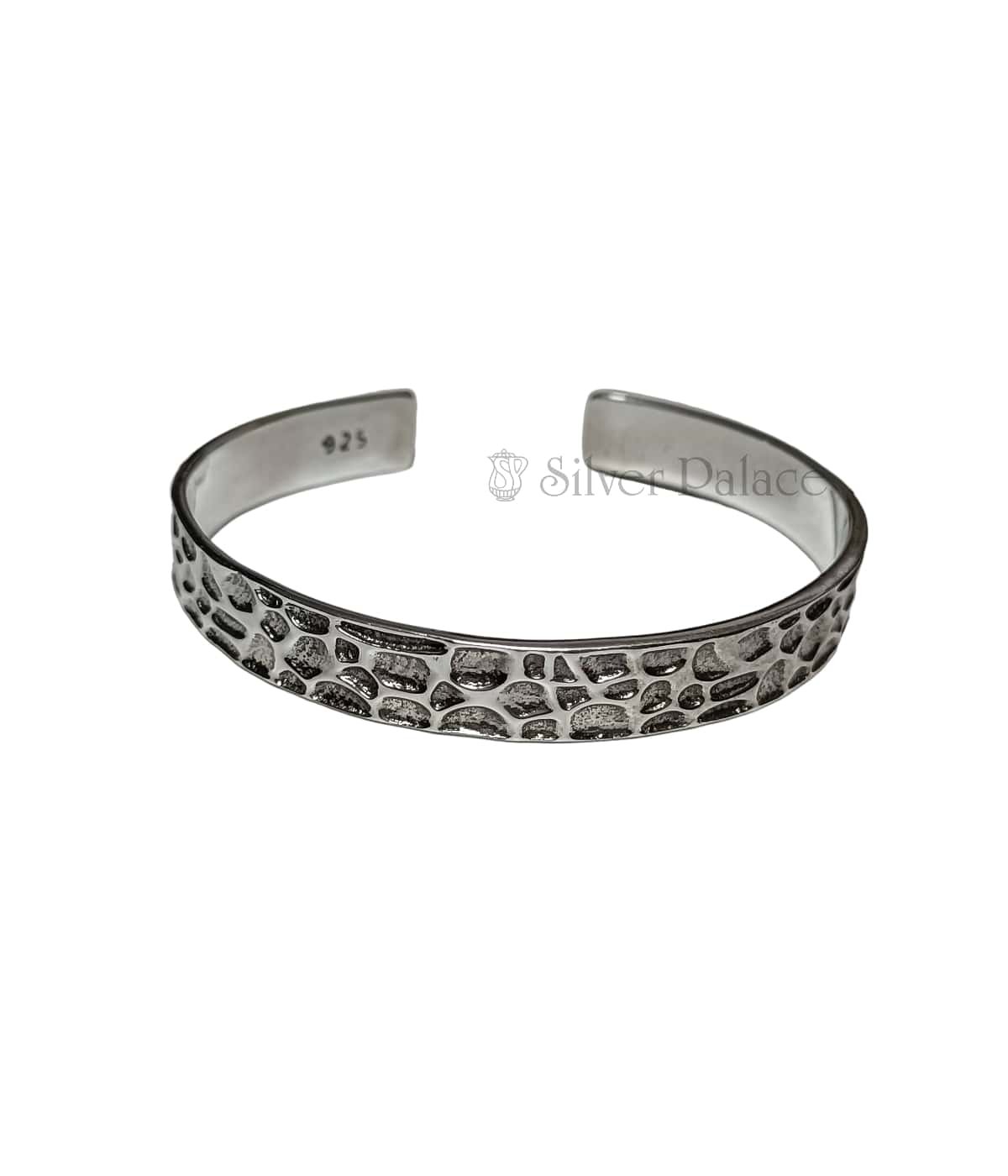 Personalized Name Engraved Silver Bracelet 