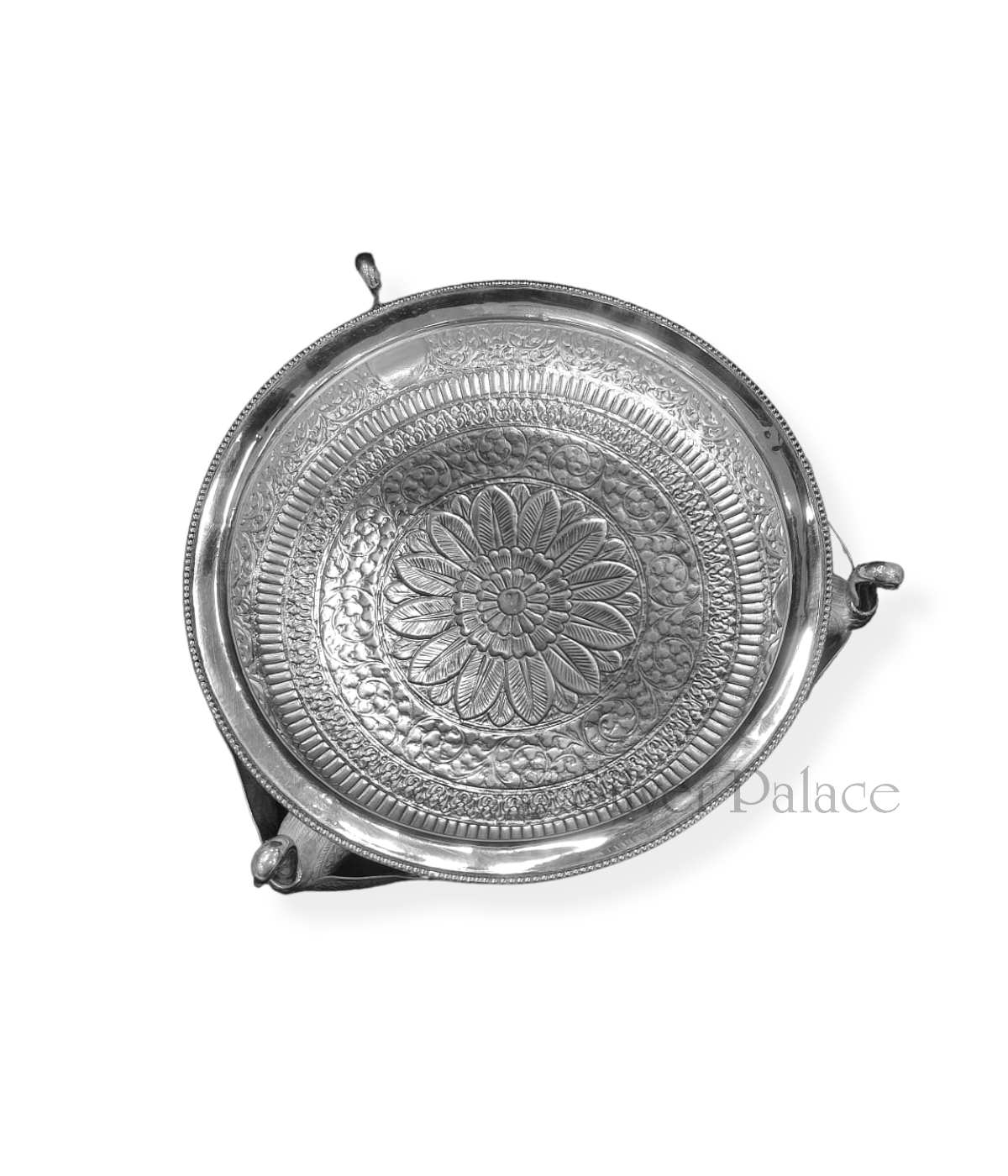 Pure Silver Peacock Design Flower Bowl Silver Palace
