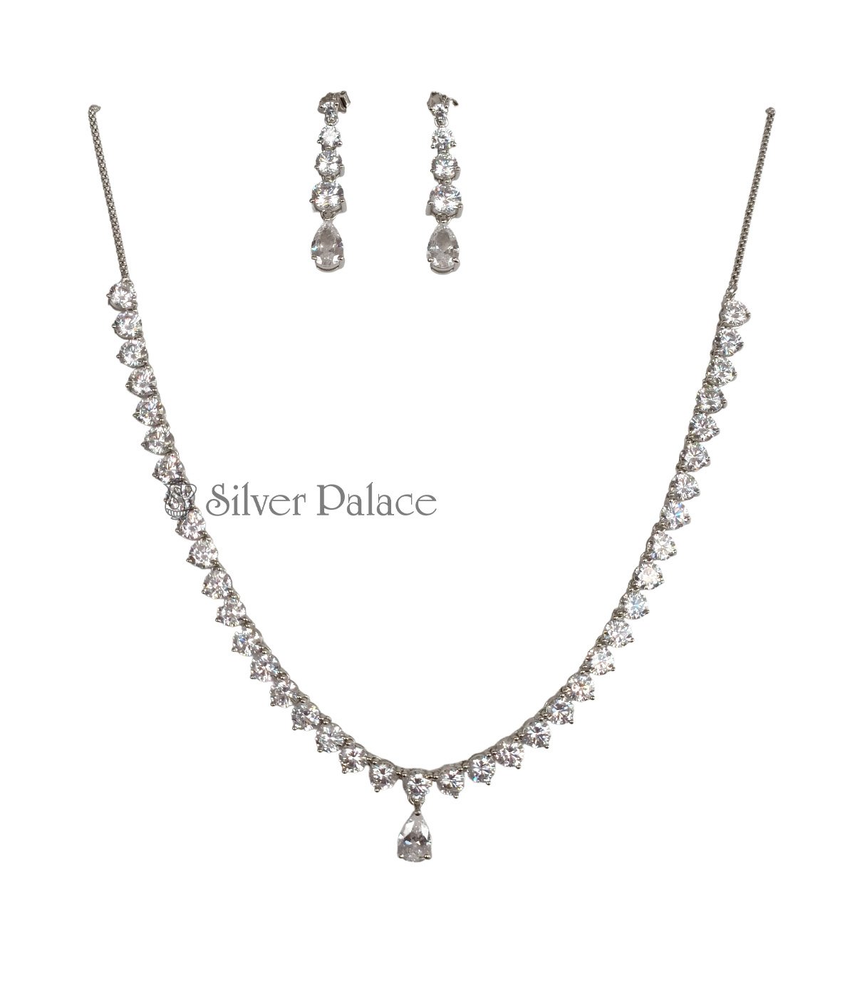 Spinal Naksi Trunk Silver Necklace For Women - Silver Palace