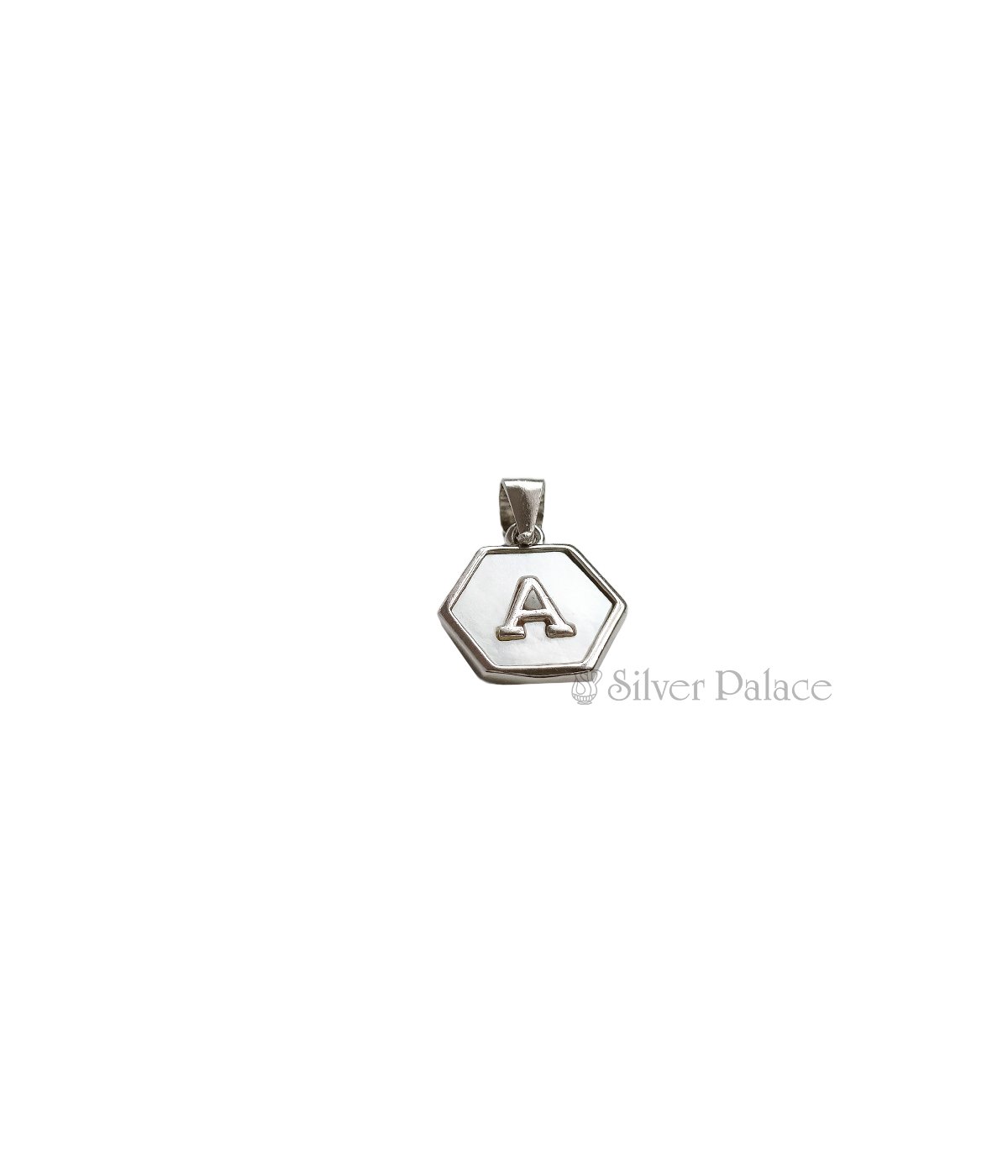 92.5 STERLING SILVER INITIAL LETTER A PENDANT