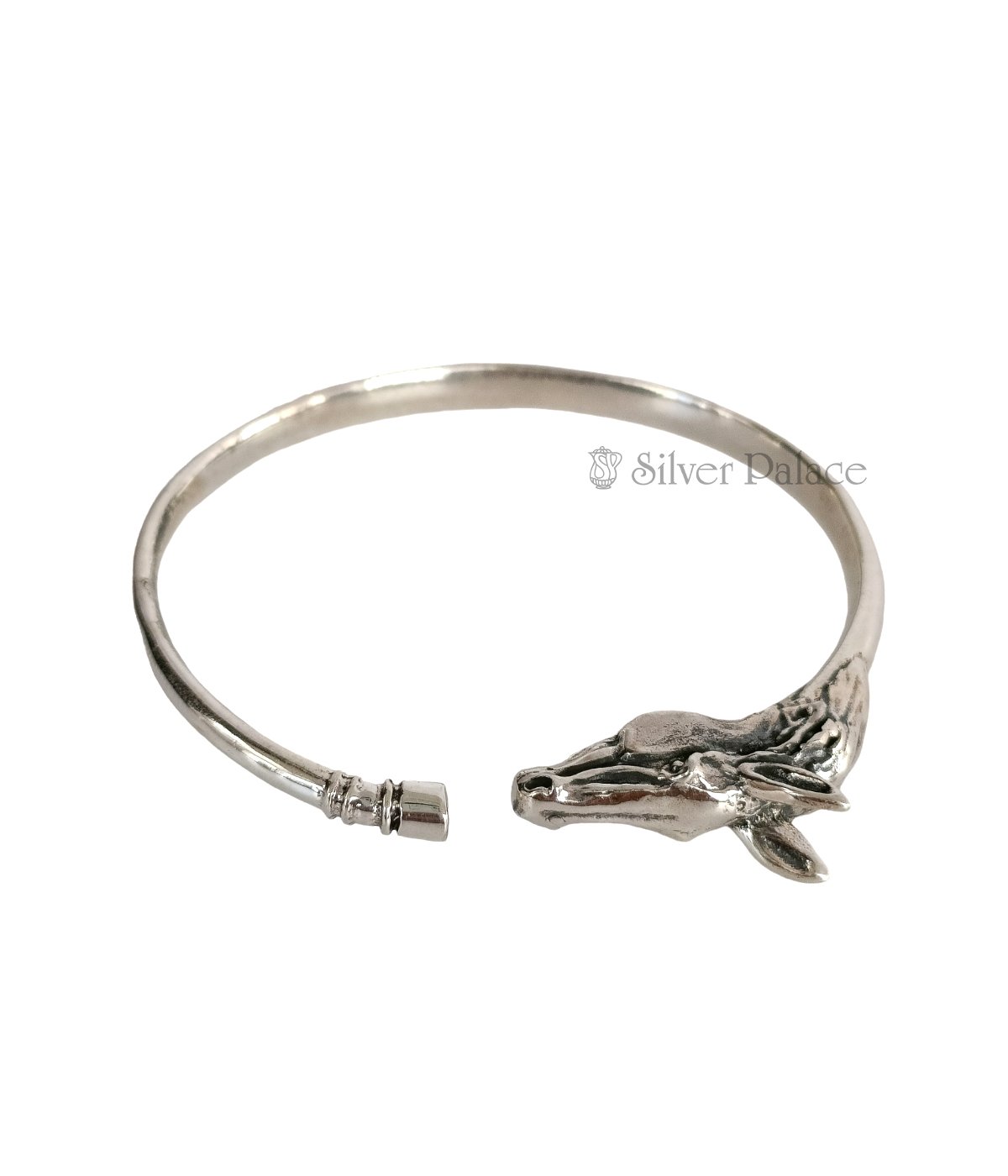 Adjustable Viking Horse's Head Sterling Silver Kada Silver Palace