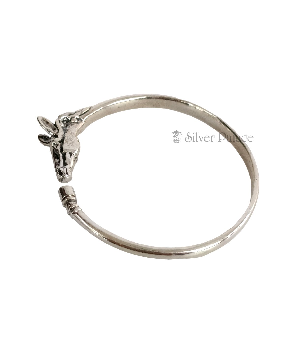 Adjustable Viking Horse's Head Sterling Silver Kada Silver Palace