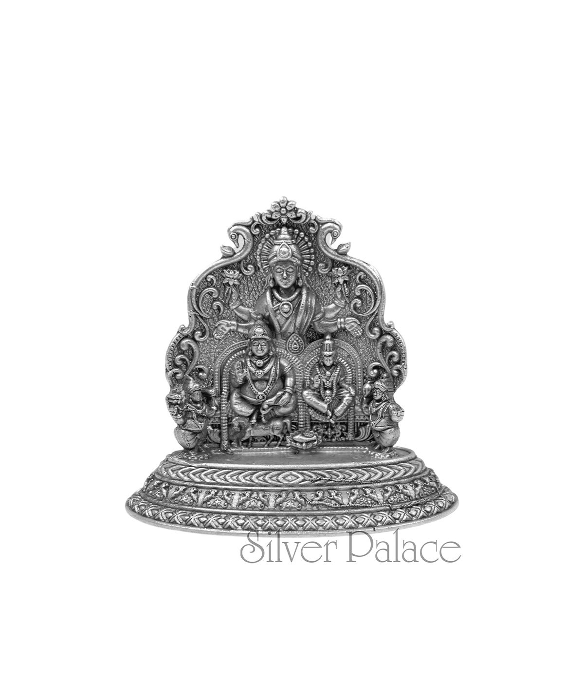 92.5 Oxidised Silver Kuber Lakshmi Idol Silver Palace