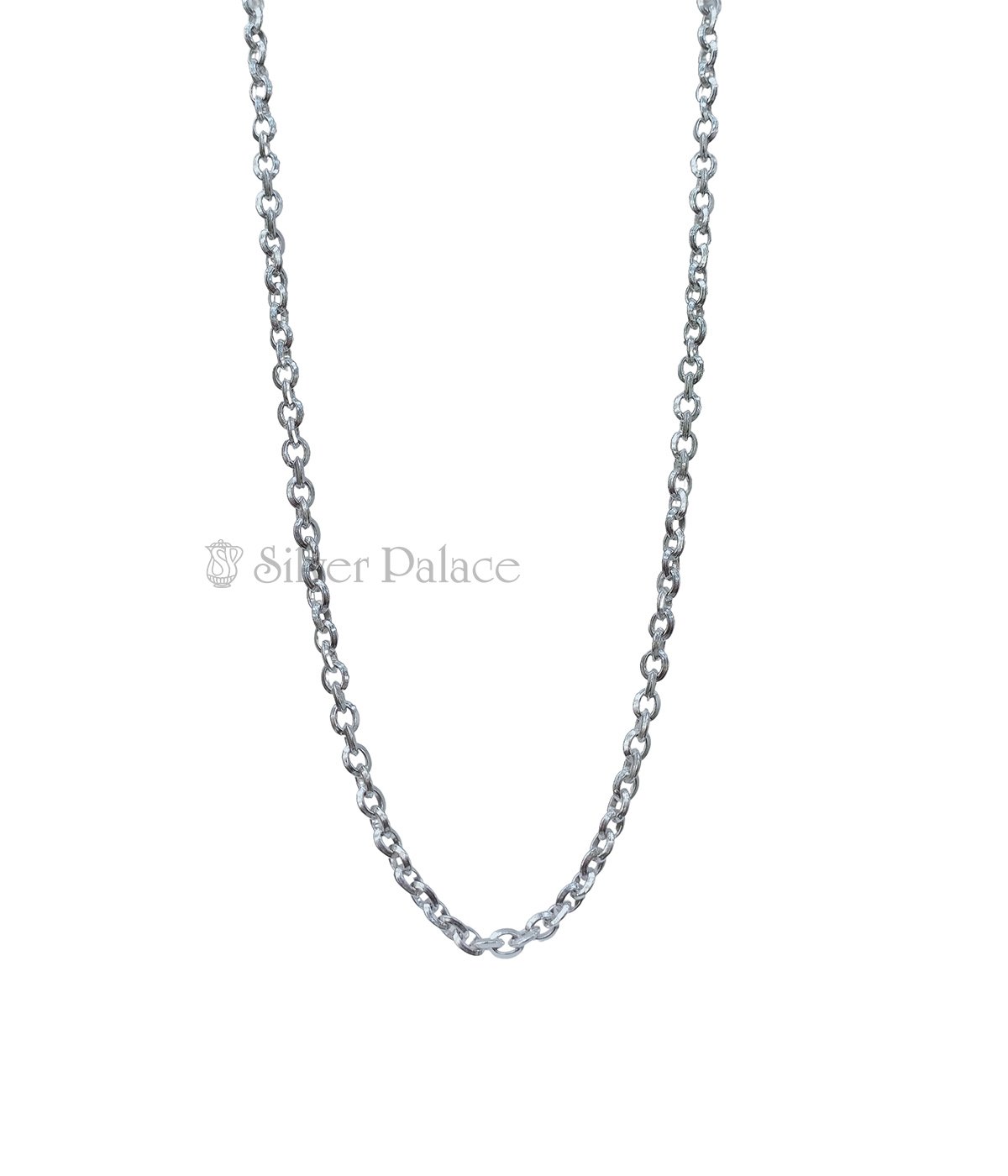 STERLING SILVER SMALL LOOPS CHAIN