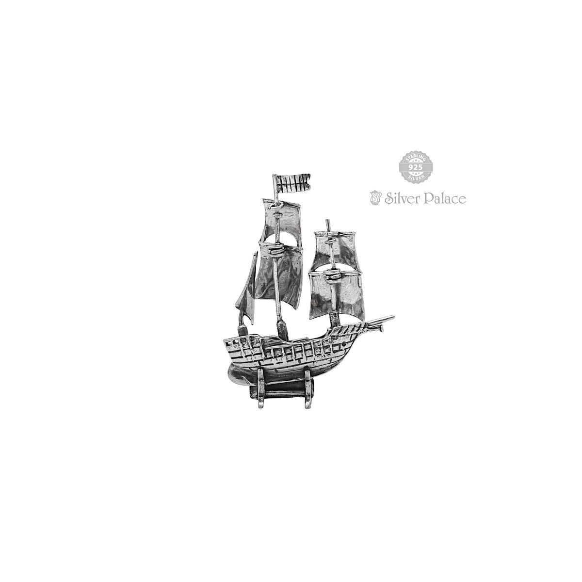 92.5 Sterling Silver Ship For Showpiece & Gift Avida Collection
