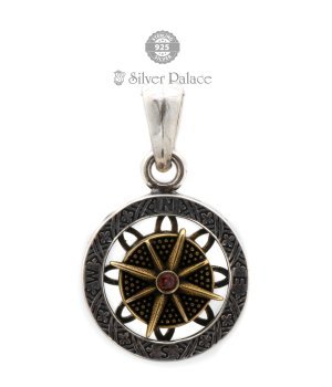 PS: Selfless Compass Silver pendant