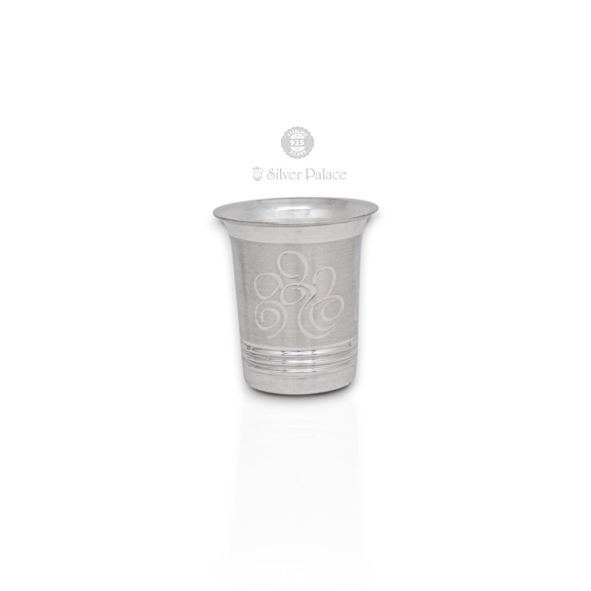 Silver R Glass 92.5 Pure Silver Glass - Elegant Curved Design For Luxury & Health ...