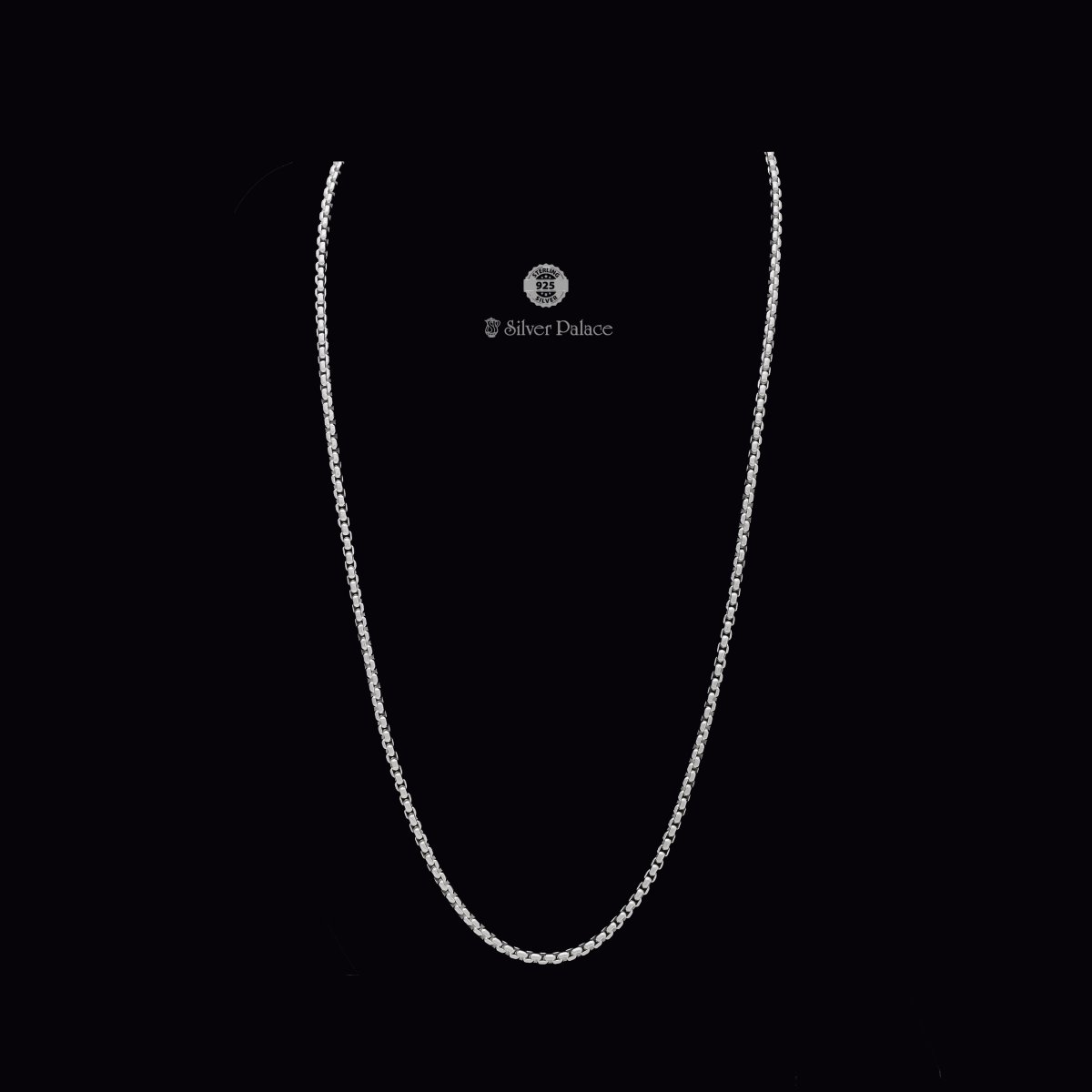 925 Sterling Silver Box Chain For Mens Womens Mauve Collection