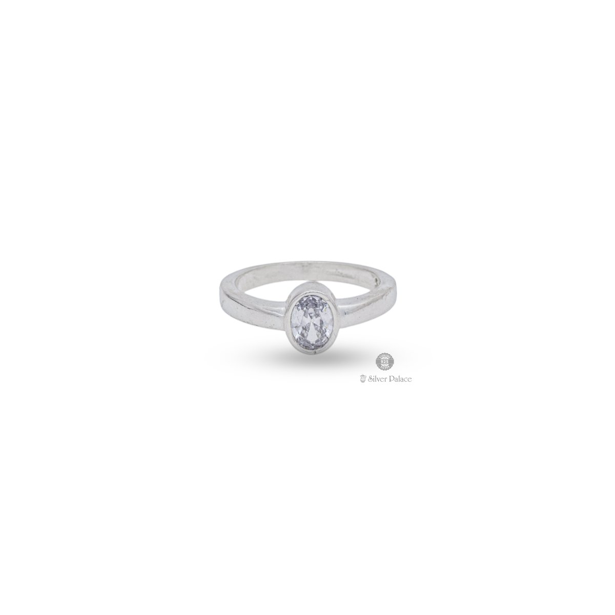 925 Sterling Silver White Stone Rashi Ring For Men And Women - Silver ...