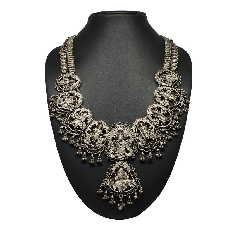 DASAVATHARAM SILVER NECKLACE FOR GIRLS
