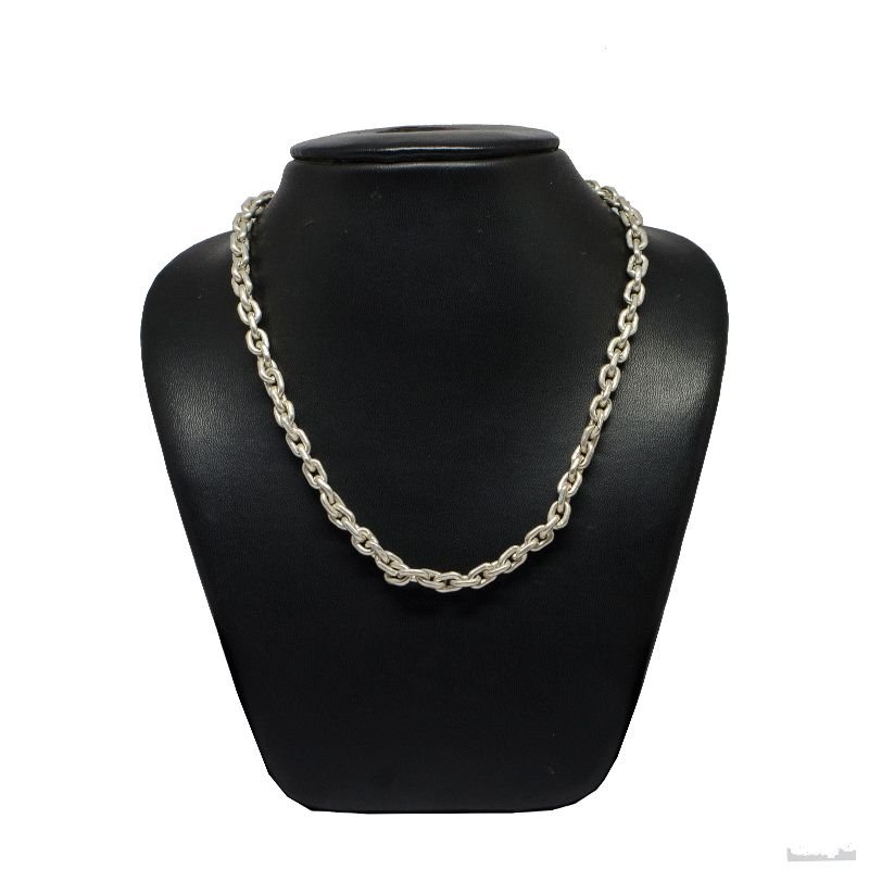 92.5 SILVER CLOSE LINK GENTS CHAIN