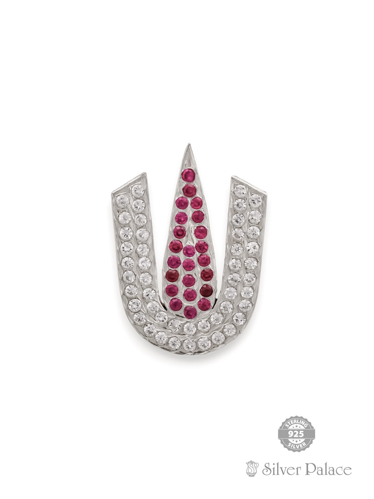 92.5 STERLING SILVER VADAKALAI NAMAM FOR DECORATIVE AND DEVOTIONAL PURPOSES