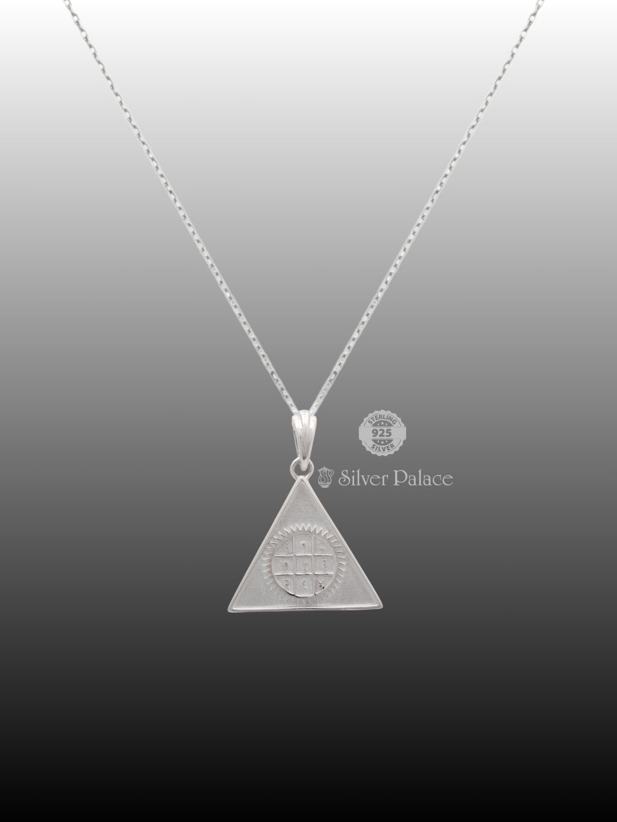 925 Silver Surya Yantra Pendant for Energy, Vitality, and Prosperity SHRI COLLECTION