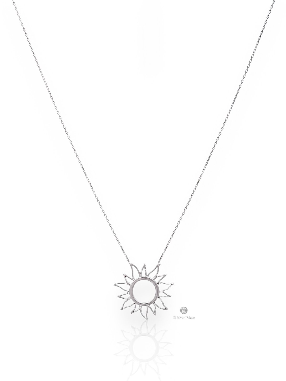 925 STERLING SILVER SUN PENDANT CHAIN FOR YOUR GIRL BHAVA COLLECTION 