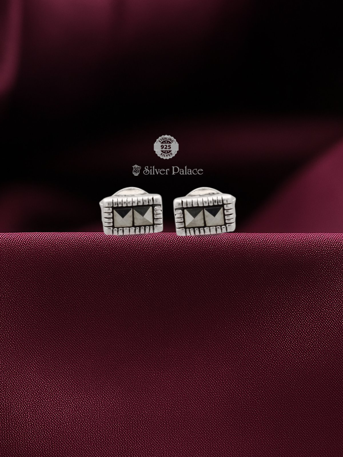 925 STERLING SILVER MARCA STUD FOR KIDS ARJITA COLLECTION 
