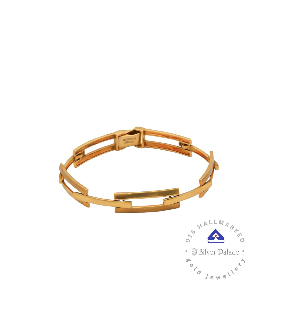 Kanche Collections 22KT Purity Gold  Mens Bracelet 