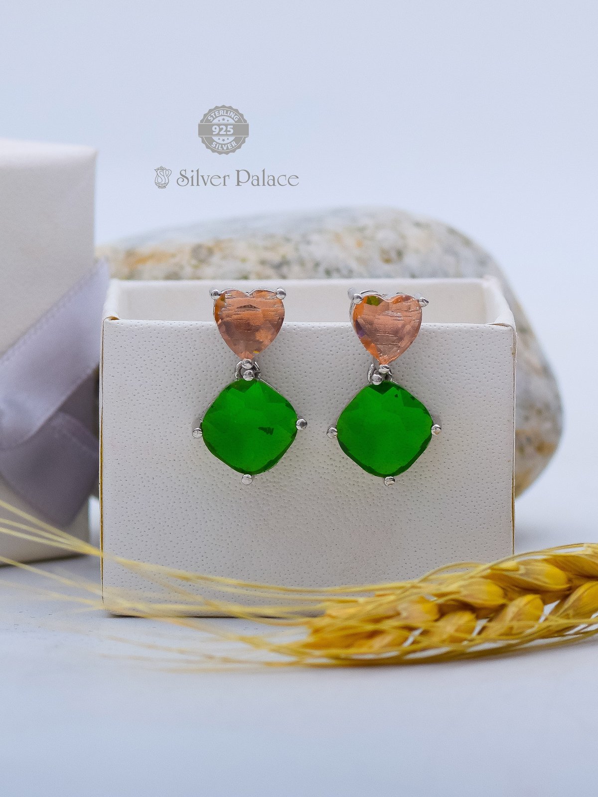 92.5 STERLING SILVER PRITTI COLLECTION  EARRING FOR GIRLS
