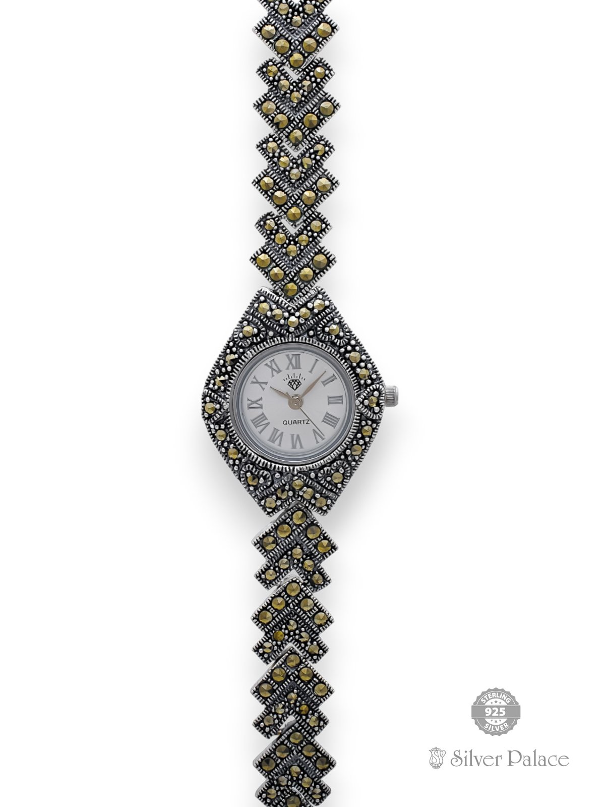 925 OXIDISED SILVER MARCA WATCH FOR GIRLS 