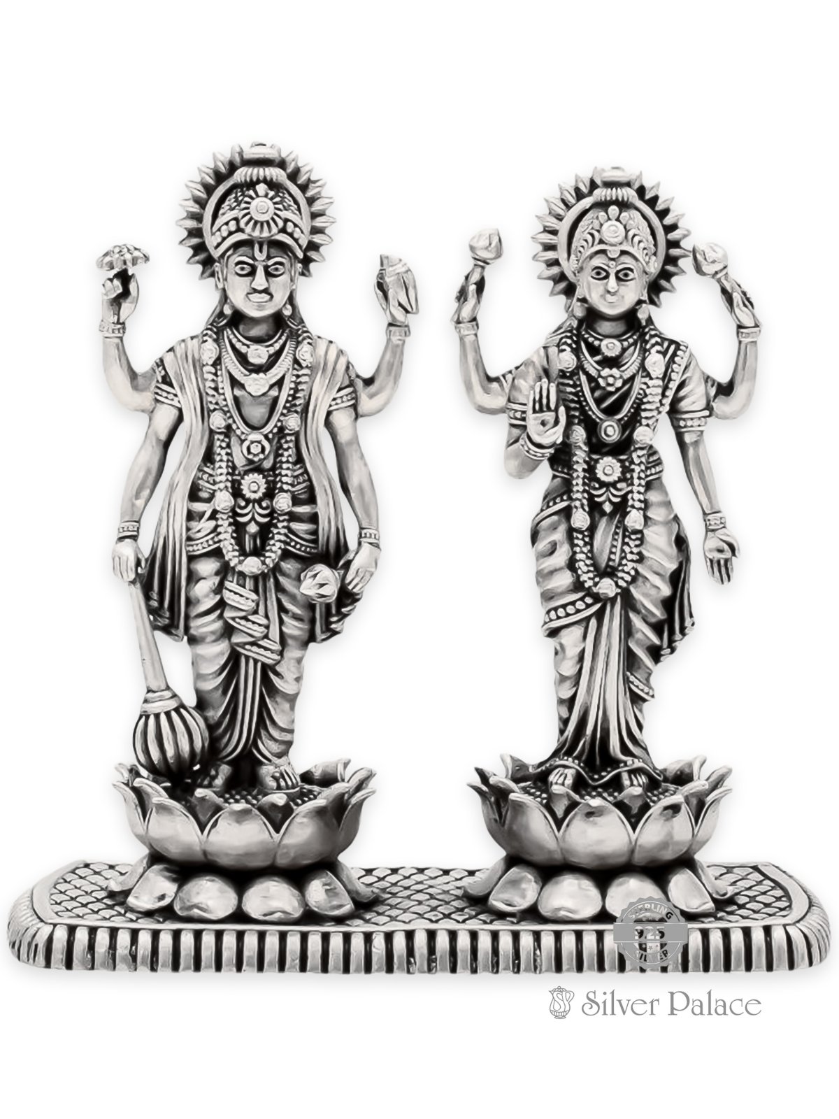 SILVER VISHNU LAKSHMI LC IDOL
