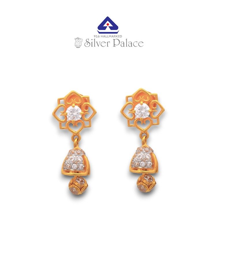 916 Gold  Kanche Collection fancy design & drops Earrings for Women 