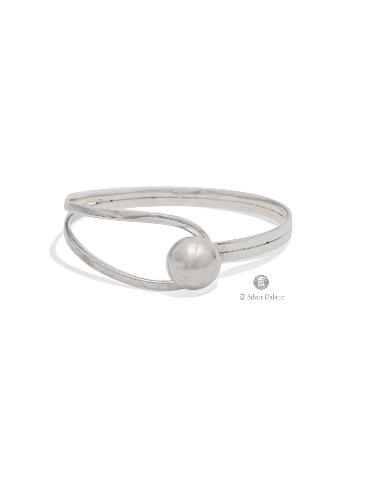 925 STERLING SILVER BALL DESIGN VINTAGE STYLE KADA FOR WOMEN BHAVA COLLECTION 