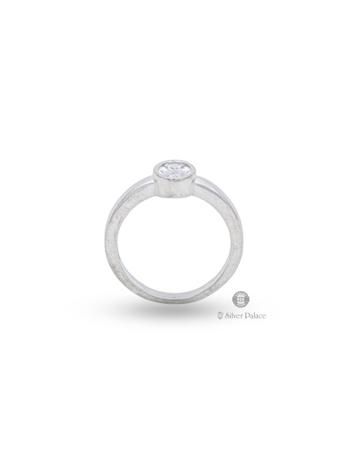 925 Sterling Silver White Stone Rashi Ring For Men And Women - Silver ...