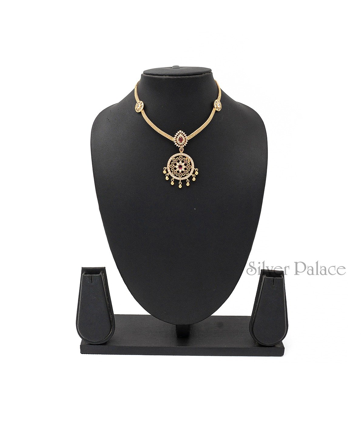 GOLD POLISHED TRADITIONAL LONG CHAIN TYPE NECKLACE - GPN