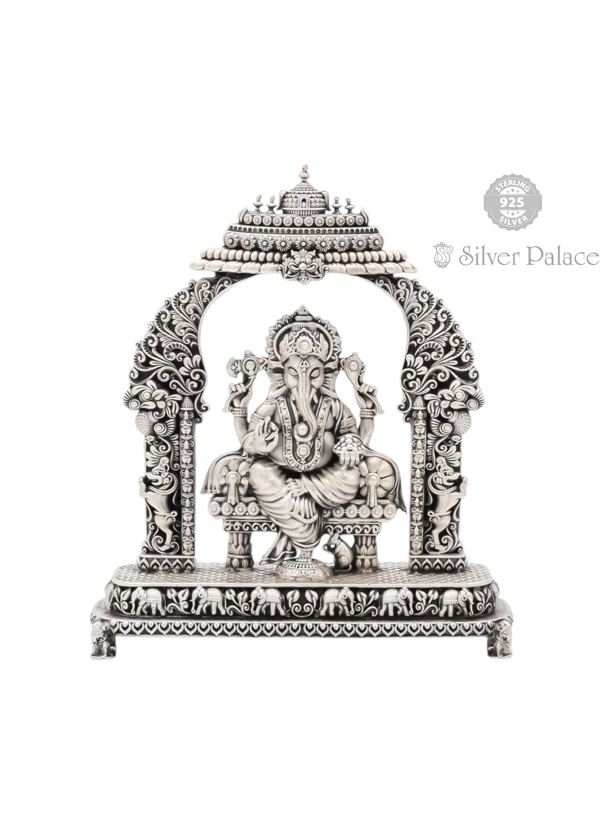92.5 OXIDISED SILVER LORD GANESH IDOL FOR YOUR POOJA ROOM