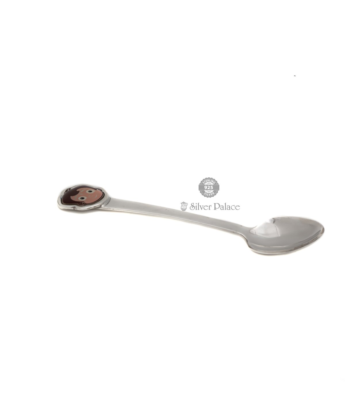 925 Silver Spoon For Baby With Chota Bheem Head Silver Palace
