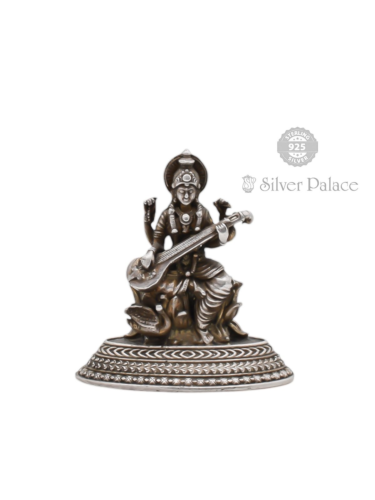 92.5 PURE SILVER SARSWATHI IDOLS FOR POOJA