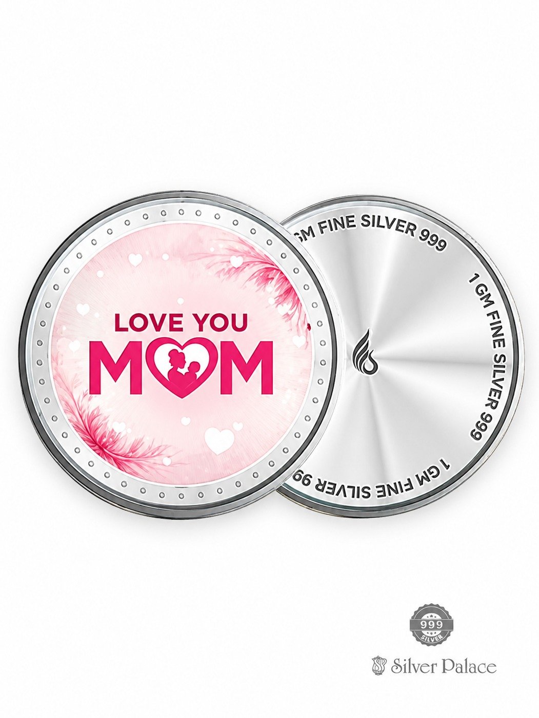 999 PURE SILVER HAPPY MOTHERS DAY WISH COIN BOX 