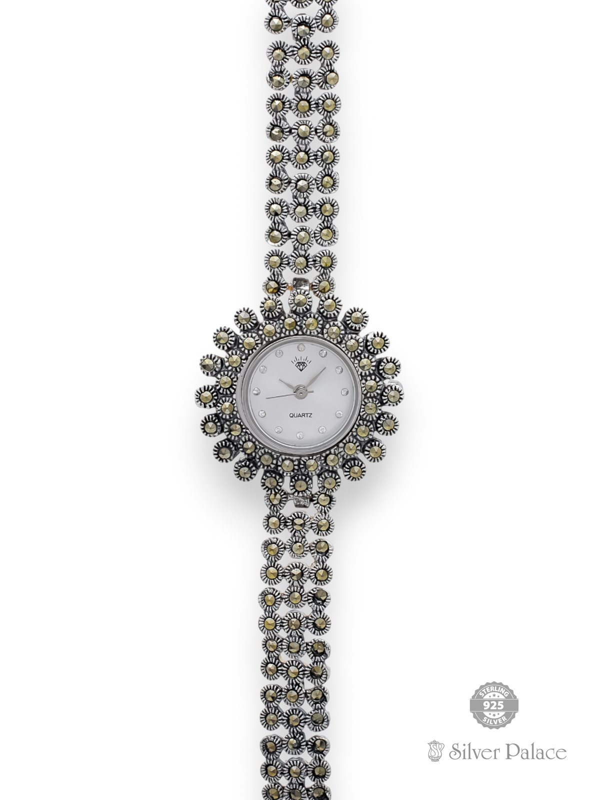925 OXIDISED SILVER MARCA WATCH FOR WOMEN 