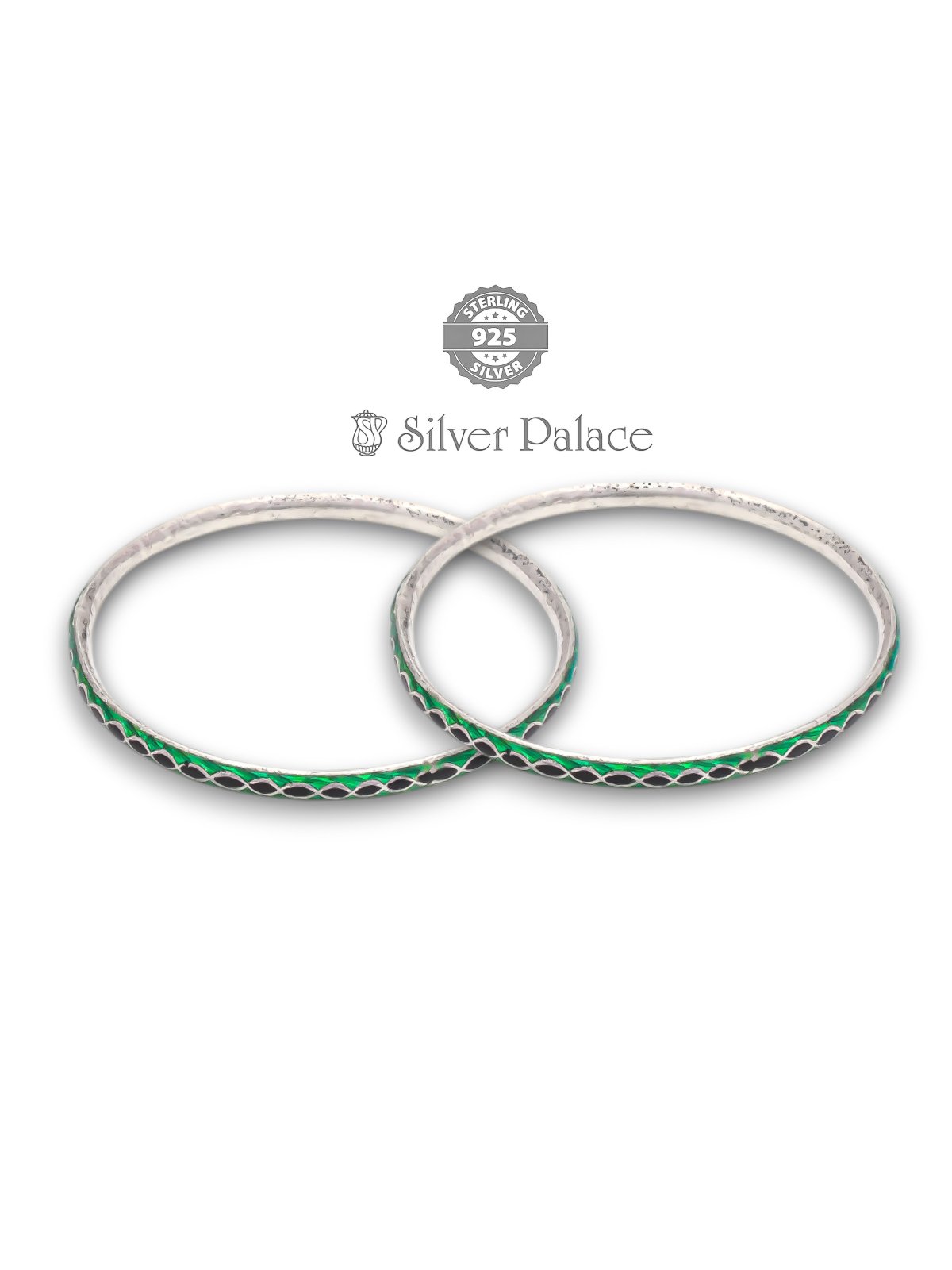925 STERLING SILVER LATIKE COLLECTION ENAMEL BANGLE FOR GIRLS